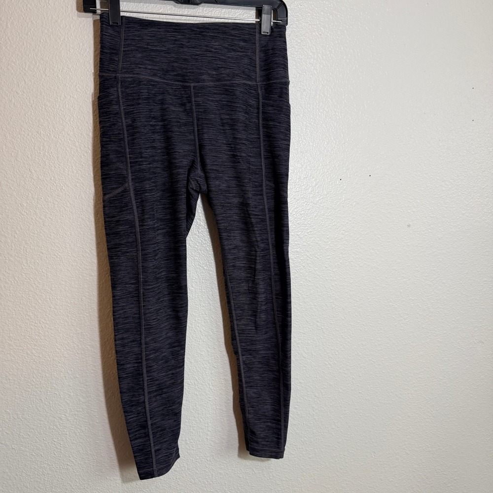Victoria's Secret Space Dye High Rise Leggings Grey Pockets Size 8 406009-KWV